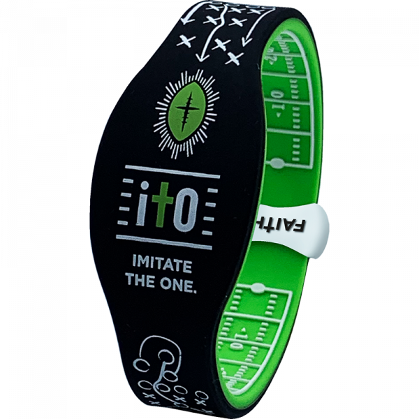 Football Faith Wristband (Reversible) - Image 4