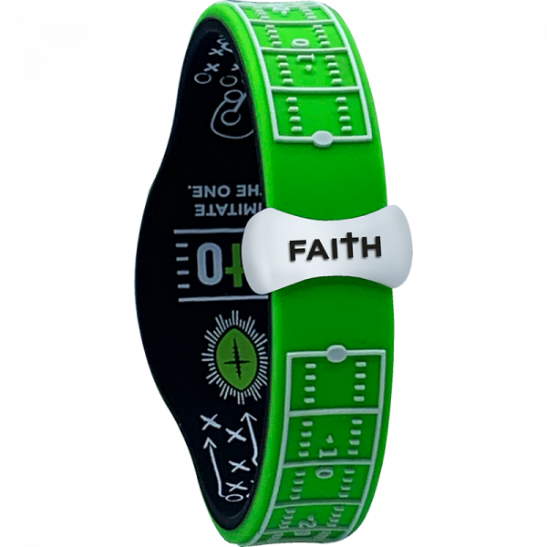 Football Faith Wristband (Reversible) - Image 3